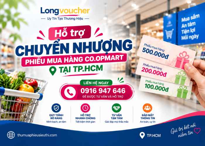 Phiếu mua hàng Phiếu mua hàng Co.opmart dùng ở đâu - cách sử dụng và lưu ý