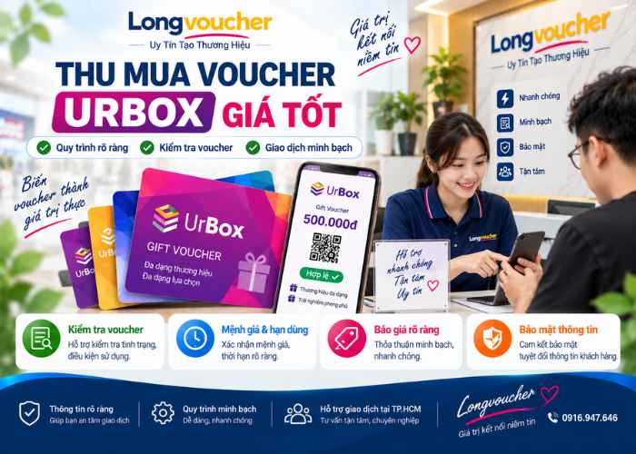 Voucher UrBox là gì - cách sử dụng và lưu ý